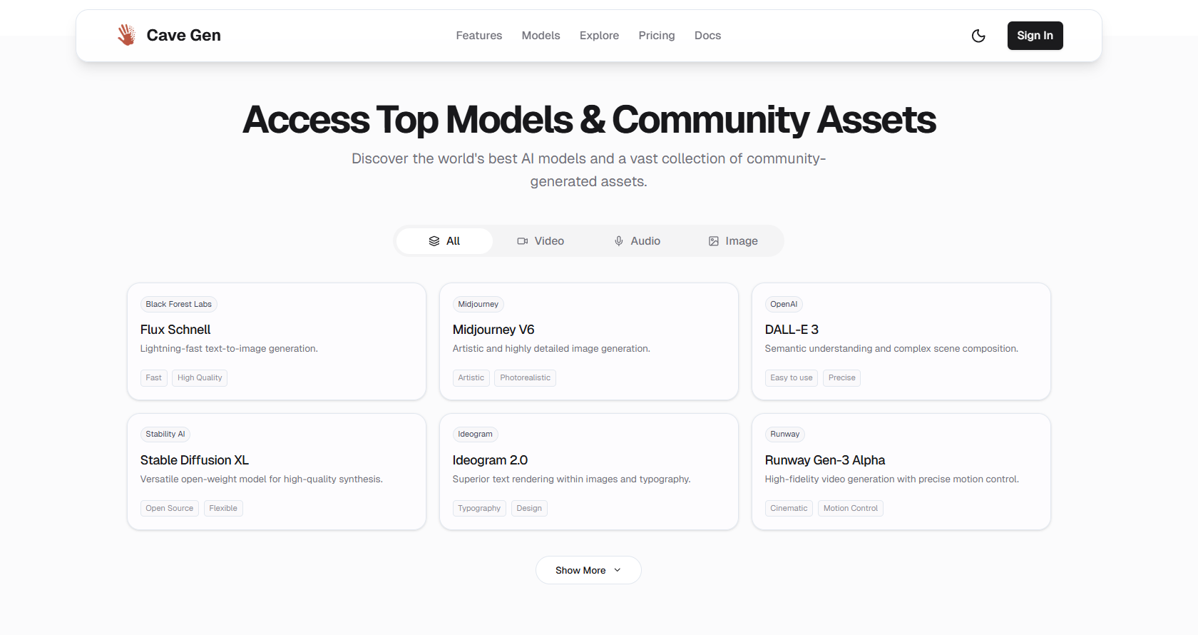 Startup Idea Validation Platform Mockup