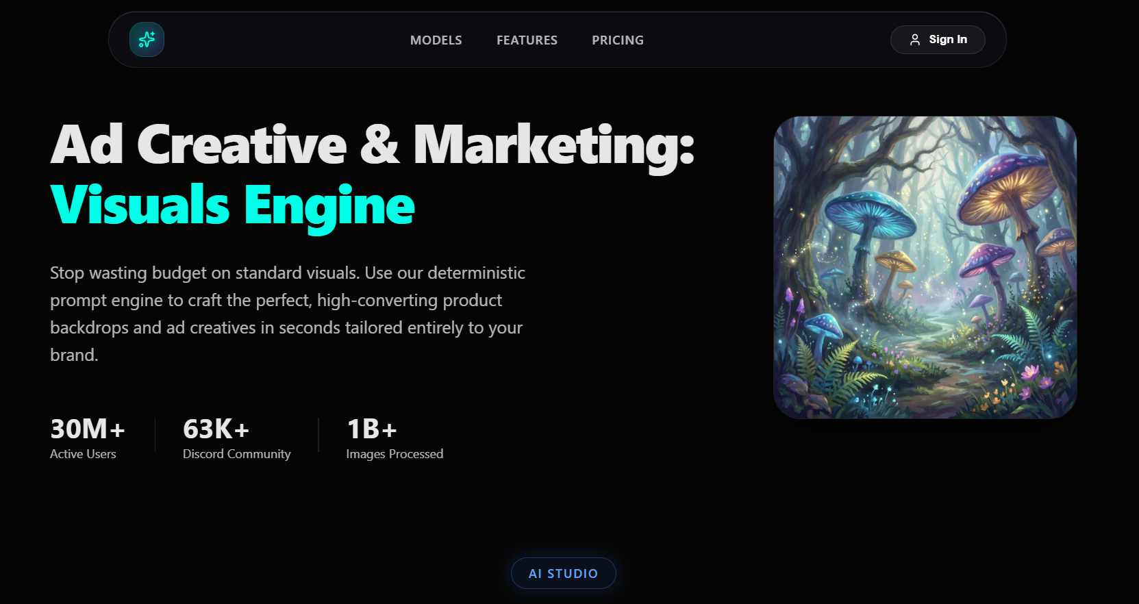 Visuals Engine Mockup